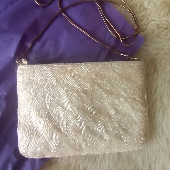 Small Beaded Evening Shoulder Bag - Picture 1 of 2